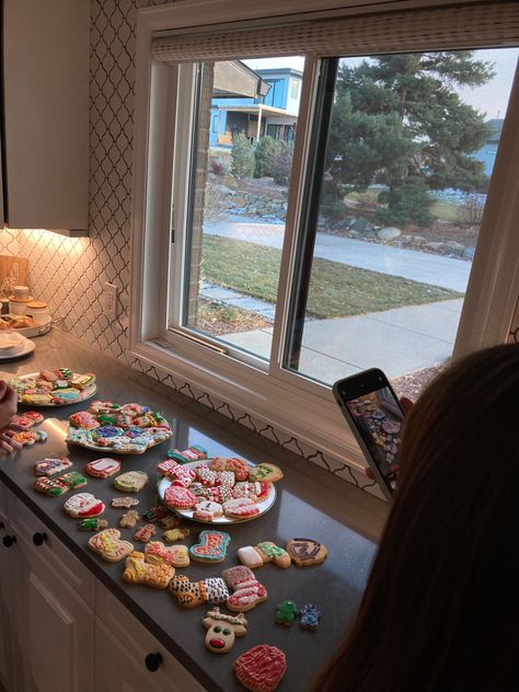 Baking friends cookies aesthetic christmas activities valentines day idea date night girls night Christmas Baking Aesthetic Friends, Xmas Girls Night, Christmas Girls Night Aesthetic, Christmas Girls Night Ideas, Christmas Youth Group, Christmas Girls Night, Baking With Friends, Friends Cookies, Baking Friends