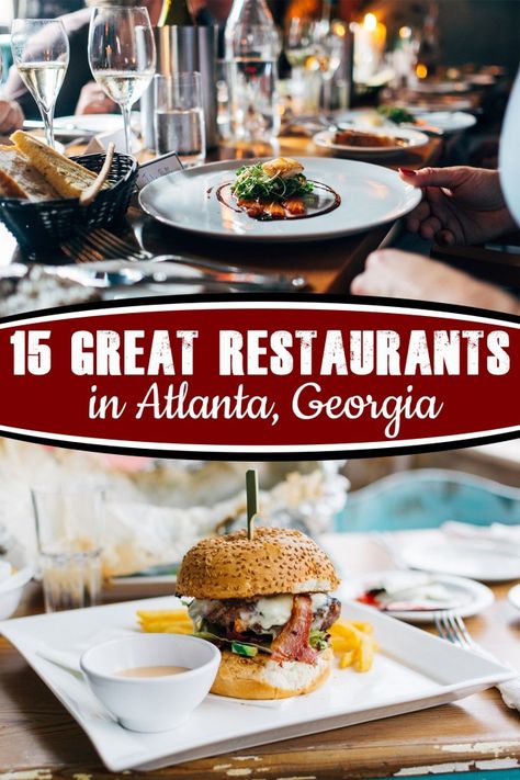 What To Pack For Atlanta Georgia, Restaurants Atlanta Ga, Places To Eat In Atlanta Georgia, Atlanta Restaurants Best, Southern Getaways, Atlanta Georgia Restaurants, Savanna Georgia, Atlanta Trip, Explore Georgia