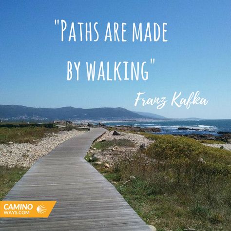 "Paths are made by walking" #franzkafka #quotes #inspiration #walking #travel Love Walking Quotes, Camino De Santiago Quotes Inspiration, Quotes About Walking, Walking Motivation Quotes, Walking Quotes Exercise, Walking Quotes Inspirational, Morning Walk Quotes, Walking Motivation, Confidence Building Quotes