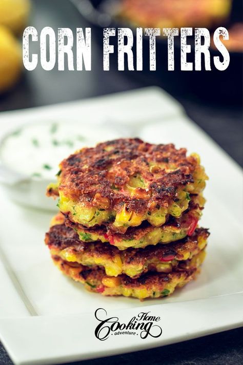 Jalapeno Corn Fritters Recipe, Cheddar Corn, Corn Fritter, Jalapeño Corn, Adventure Videos, Corn Fritter Recipes, Vegan Cheddar Cheese, Recipe Mexican, Mexican Corn