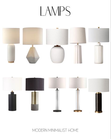 Table Lamps I am loving. Follow my shop @modern.minimalist.home on the @shop.LTK app to shop this post and get my exclusive app-only content! #liketkit #LTKFind #LTKhome #LTKstyletip @shop.ltk Minimalist Lamps, Modern Table Lamps Living Room, Modern Lamps Living Room, End Table With Lamp, Promotion Table, Modern Lamps Bedroom, Modern Nightstand Lamps, Night Stand Lamp, Small Lounge