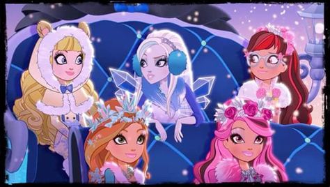 Some of the girls in their Epic Winter outfits. Ever After High Rosabella Beauty, Ever After High Epic Winter, Winter Pfp, Rosabella Beauty, Greek Mythology Goddesses, Ashlynn Ella, Eric Winter, Cartoon Movie Characters, Ever After Dolls