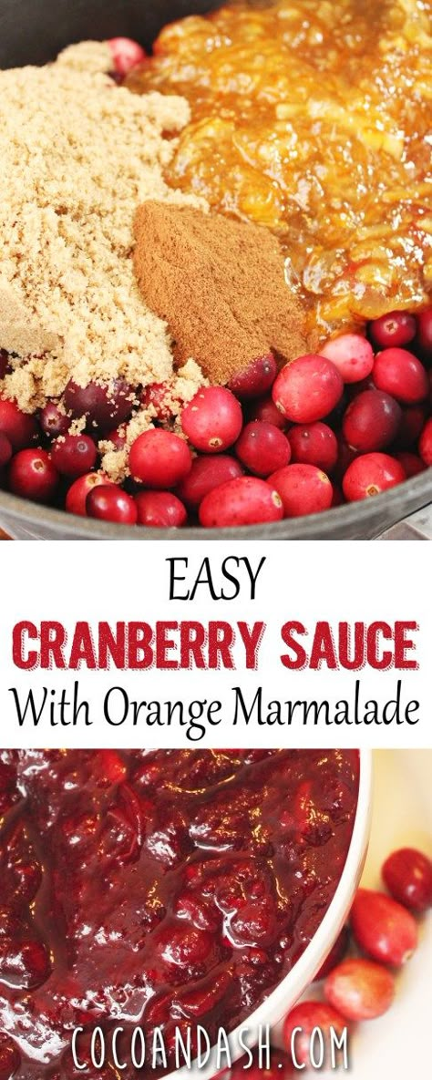 EASY Cranberry sauce with orange marmalade  EASY Cranberry sauce with orange marmalade Cranberry Sauce With Orange Marmalade, Cranberry Sauce With Orange, Thanksgiving Cranberry, Orange Marmalade Recipe, Cranberry Sauce Thanksgiving, Easy Cranberry Sauce, Cranberry Thanksgiving, Cranberry Orange Sauce, Canned Cranberries