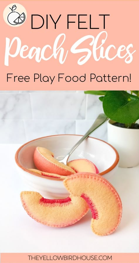 Felt Apple Slices, Felt Picnic Food, Felt Fruit Pattern, Free Felt Food Patterns Printables, Felt Fruit And Vegetables Diy, Felt Toy Patterns Free Templates, Felt Patterns Free Printables, Felt Food Patterns Free Templates, Diy Felt Play Food