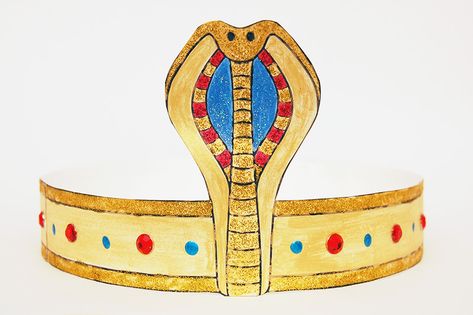 Egyptian Headpiece, Egyptian Headdress, Ancient Egypt Crafts, Egyptian Collar, Egyptian Crafts, Egypt Crafts, Egyptian Party, Starověký Egypt, Egyptian Bracelet