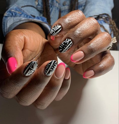 African Nail Art, Braider Nails, Flat Nail Art, Champagne Nails, Natural Nail Designs, Gel Nails At Home, Ombre Acrylic Nails, Nail Design Inspiration, Work Nails