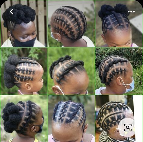 Ben And Betty Hairstyle African For Kids, Benny And Betty Hairstyle For Kids, Ben And Betty Wool Hairstyles, Needle Hair Plaiting Styles, Mabhanzi Hairstyles With Brazilian Wool, Benny And Betty Hairstyle With Afro, Benny And Betty Hairstyle, Wool Plaiting African Hair, Threading Hairstyles