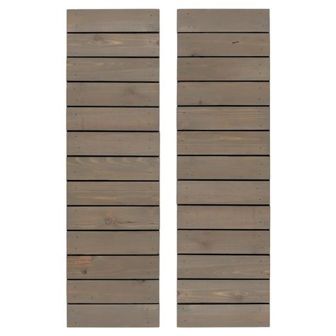 Board and Batten shutters are another unique piece in the popular line of real wood decor from Dogberry Collections. Installing Dogberry shutters is one of the easiest and most affordable ways to improve the curb appeal of your home. Constructed from planks of high quality Western Red Cedar, a species renowned for its naturally occurring resistance to moisture and decay. Whether you select one of our stylish all-weather protection stains or prefer to order unfinished to match your home exactly, Board Batten Exterior, Exterior Shutter Colors, Traditional Shutters, Wooden Window Shutters, Board And Batten Exterior, Shutter Colors, Cedar Shutters, Board Batten, Board And Batten Shutters