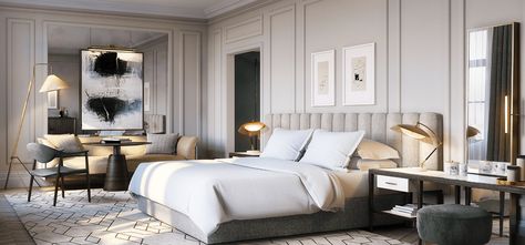 HOTEL ROSEWOOD | Brand & Packaging Design :: Behance High End Hotel, Brand Packaging Design, Suite Bedroom, Majestic Hotel, Vienna Hotel, Presidential Suite, Rosewood Hotel, Premium Hotel, Ar Vr