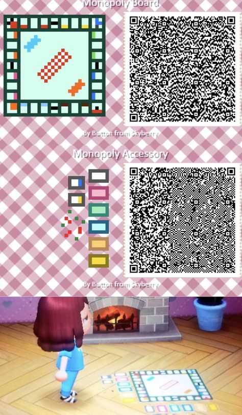 Monopoly Board Game & Accessorie Tile QR Code Monopoly Board Game, Minecraft Pictures, Monopoly Board, Monopoly, Qr Code, Animal Crossing, Board Games, Minecraft, Tile