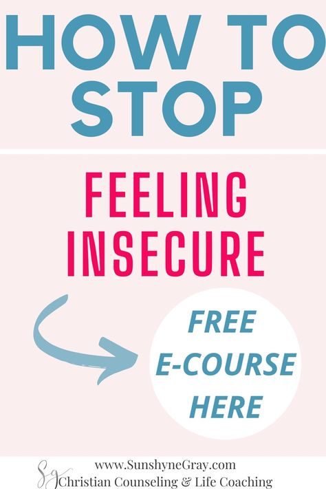 Learn how to stop feeling insecure with these 4 {simple and actionable} steps! Overcoming insecurities improves your mental health and wellness and reclaims joy and peace! Know your identity apart negative opinions of others and yourself. Stop being guided by feelings. #christiancounseling #mentalhealth #wellness #overcomeinsecurity Overcoming Insecurities, Overcoming Insecurity, Biblical Counseling, Opinions Of Others, Counseling Tools, Gym Images, Dealing With Anger, Proverbs 4:23, Christian Counseling