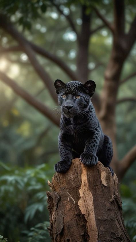 Black Pantera, Black Panther Animal, Black Jaguar Animal, Panther Cub, Black Panther Images, Cute Tiger Cubs, Most Dangerous Animals, Black Panther Cat, Panther Pictures