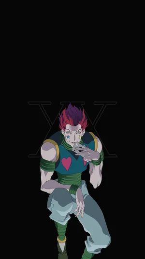 Download Black And White Hisoka Morow Wallpaper | Wallpapers.com Hisoka Aesthetic, Hisoka Wallpapers, Hisoka Fanart, Hunterxhunter Hisoka, Hunter Logo, Anime Hunter, Hxh Characters, Hd Anime Wallpapers, Hunter Anime