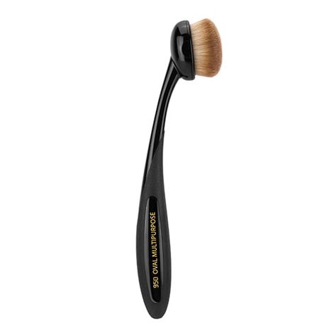 Bdellium Tools Studio 95O Oval Multipurpose Brush Blend Contour, Applying Highlighter, Makeup Brush Set Best, Contour Powder, Best Makeup Brushes, Brush Makeup, How To Apply Foundation, Professional Makeup Brushes, Hair Skin Nails