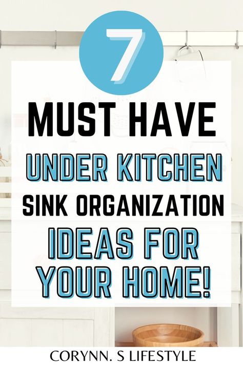 photo of a kitchen sink. Under kitchen sink organization for your home. Kitchen Sink Organization Ideas, Organize Under Kitchen Sink, Under The Sink Organization, Kitchen Cupboard Organization, Under Kitchen Sink, Sink Organization, Under Kitchen Sink Organization, Kitchen Sink Organization, Under Sink Organization