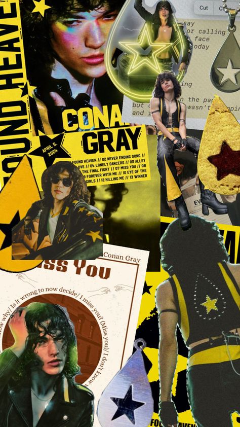 Background, Conan gray, found heaven, music, collage Heaven Wallpaper, Heaven Music, Songs That Describe Me, Conan Gray Aesthetic, Music Collage, 1 April, Gray Aesthetic, Conan Gray, Grey Wallpaper