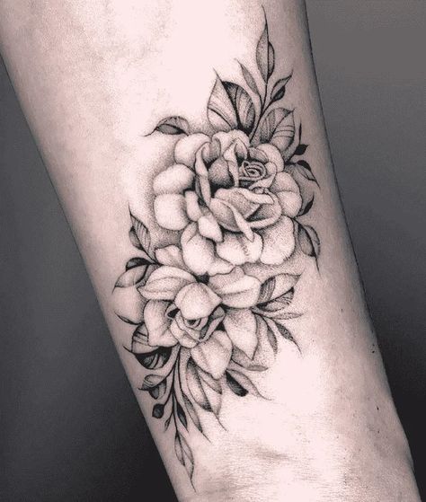 British Rose Tattoo, English Roses Tattoo, Nature Sleeves, Rose Bush Tattoo, English Rose Tattoo, Vintage Rose Tattoo, Tattoo Ideas Rose, Wild Rose Tattoo, British Tattoo