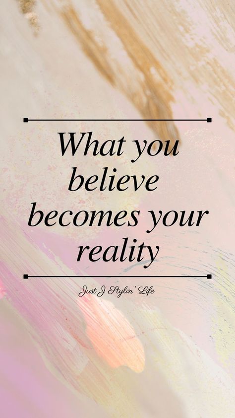 What you believe becomes your reality. What you tell yourself in your mind will be what you believe is true for yourself. So believe that you are happy and doing well, and that will be your reality. #encouragement #inspiration #inspirationalquote #belief #reality #dreams #goals You Are What You Believe Yourself To Be, What You Believe You Receive, Believe And You Will Receive, You Are What You Believe, Your Thoughts Become Your Reality, What You Believe Is What You Become, Be What You Want To Attract, You Create Your Own Reality, I Believe