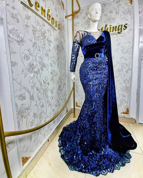 Cosette Dress Styles Lace, Cosette Dress Styles, Lace Dress Styles Nigerian, Nigerian Lace Dress, Lace Dress Classy, Lace Long Gown, Nigerian Lace Styles Dress, Nigerian Lace Styles, African Lace Styles