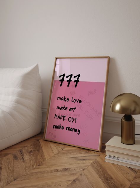 🌟INSTANT DOWNLOAD – NO PHYSICAL PRODUCT WILL BE SHIPPED!🌟 Buy 3 or more get %40 off! #777 #luckyou #manifestation #affirmations #dailyaffirmations #positiveposter #homedecor Pink Print Trendy Retro , Girly Wall Art, Aesthetic Room Decor, Hot Wall Art, Maximalist Wall Art, Dopamine Fun Bathroom Decor, Coquette room decor, Positive Affirmations Wall Art Prints Bathroom Affirmations, Fun Bathroom Decor, Affirmations Wall, Fun Bathroom, Maximalist Wall, Coquette Room, Maximalist Wall Art, Affirmation Posters, Girly Wall Art