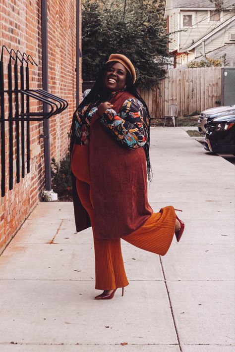 Plus Size Fall Fashion Outfit Ideas Plus Size Fall Boho Fashion, Black Woman Fashion Outfits, Afro Boho Fashion, Deep Winter Palette Outfits, All White Outfits, Afro Boho, Fall Fashion Outfit Ideas, Fashion Subcultures, Euphoria Outfits