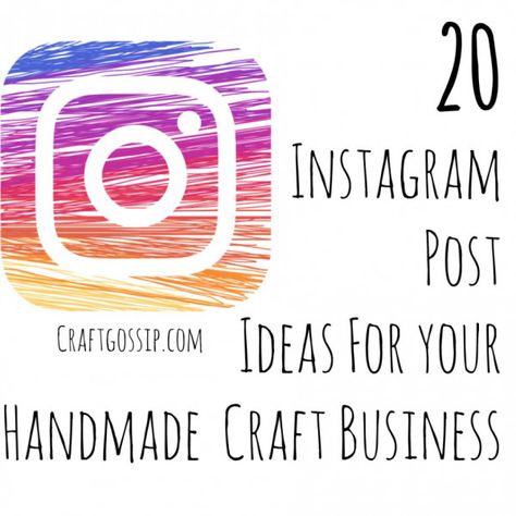 20 Ideas For Posting On Instagram #instagram #business #craftbusiness #indiecrafts #growyourbusiness Instagram Craft Ideas, Instagram Craft Business, Etsy Instagram Posts, Craft Business Instagram Feed, Crochet Instagram Content Ideas, Crochet Business Instagram, Small Business Instagram Post Ideas, Instagram Shop Ideas, Crochet Instagram Post Ideas