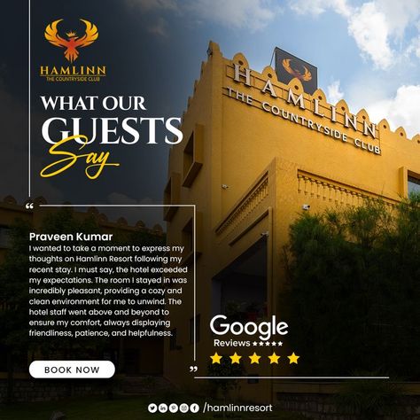 Hotel Marketing Design, Hotel Marketing, Party Hall, Google Review, Hotel Staff, Clean Environment, Google Reviews, Creative Ads, Hotel Design