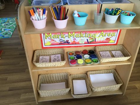 Preschool Mark Making Area, Mark Making Ideas Eyfs, Eyfs Mark Making Area, Mark Making Area Eyfs, Community Programs, Reception Classroom, Reception Class, Writing Corner, Eyfs Classroom