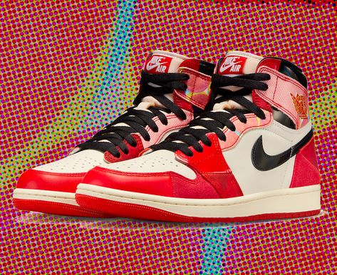 Nike has finally revealed the Air Jordan 1 High OG “Spider-Man: Across the Spider-Verse” ahead of its release date on May 20. This shoe is a unique take on the… The post Nike Reveals Air Jordan 1 High OG “Spider-Man: Across the Spider-Verse appeared first on stupidDOPE. Red Jordan 1 Outfit, Kids Spiderman Costume, Spiderman Outfit, Spider Man Across The Spider Verse, Spaider Man, Across The Spider Verse, Dr Shoes, Spiderman Movie, Marvel Images