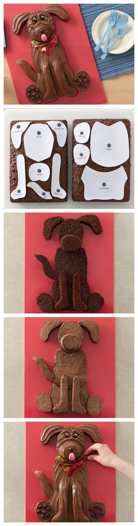 Chocolate Lab Dog, Dogs Cake, Diy Dessert, Recipe Tutorial, Lab Dog, Gateaux Cake, Dog Cakes, Dog Cake, Dog Cookies