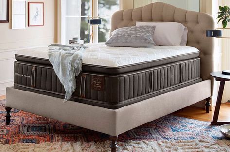 I Am Obsessed With This Mattress That Conforms to Your Body Sterns And Foster Mattress, Stearns And Foster Mattress, Townhouse Decorating, Diy Storage Bed, Spring Bedroom, Mattresses Reviews, Mattress In A Box, Mattress Box Springs, Sleep Solutions