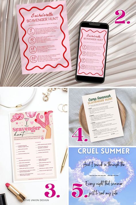 Hen Do Scavenger Hunt Printable Ideas - Fun Party Pop Bachelorette Party Scavenger Hunt, Party Scavenger Hunt, Bachelor Party Games, Bachelorette Scavenger Hunt, Classroom Party Games, Scavenger Hunt Ideas, Prize Ideas, Date Night Games, Scavenger Hunt Printable