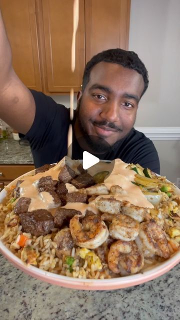 Renzo on Instagram: "Now we all know hibachi is a top 5 dish but did you know it’s even better at home? 

Heres a quick throwback to one of my favorite recipes! Easy to make, full of flavor, and definitely better when it’s homemade." Hibachi Homemade, Homemade Hibachi Recipes, Hibachi At Home, Hibachi Rice, Hibachi Fried Rice, Hibachi Recipes, My Favorite Recipes, You Know It, Recipes Easy