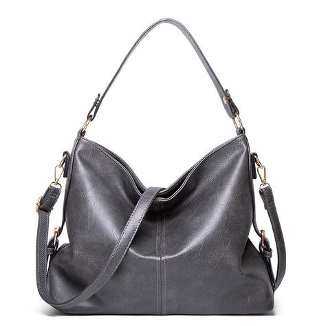 Leather hobo handbags