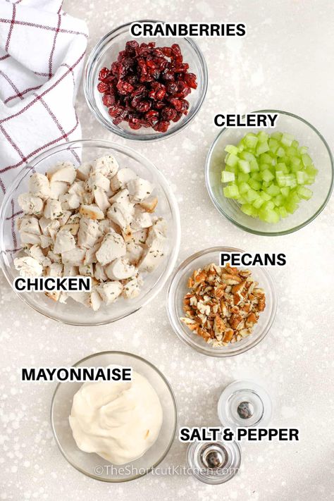 Easy Cranberry Chicken Salad Recipe, Cranberry Tuna Salad Bites, Chicken Salad Cranberries Pecans, Chicken Salad Recipe Craisins, Chicken And Cranberry Salad, Cranberry Pecan Chicken Salad Recipe, Chicken Salad Recipe With Grapes Pecans Dried Cranberries, Chicken Salad With Cranberries And Pecan, Chicken Salad Cranberries