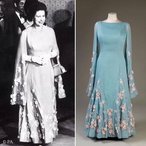 22 Times Queen Elizabeth’s Bold Outfits Made Her Look Brighter Than Everyone Around Her Royal Wardrobe, Royal Gowns, Norman Hartnell, Elizabeth 2, Royal Clothes, Bold Outfits, Rainha Elizabeth Ii, Mcm Style, Royalty Fashion