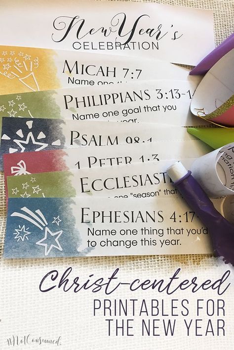 Planning a fun New Year's Celebration with the family? We are going to ring in the New Year with scripture this year. Every hour to half hour between 7pm and midnight, we will pop a new balloon with a treasured scripture inside. After we read from our Bibles, there is also a fun discussion question for the family. It's sure to be a blessed way to celebrate the beauty of a New Year! New Year Scripture, New Year Verses, Biblical Motherhood, Christian Party, New Years Prayer, New Years Eve Traditions, New Year's Eve Activities, New Years Eve Games, New Year's Games