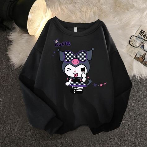 Kuromi Sweatshirt, Kuromi Outfit, Home Lounge, Lounge Party, Early Spring Outfits, Current Fashion Trends, Petite Outfits, Outfits Summer, Candy Colors