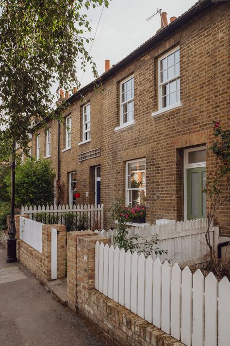 Flitch Cottage by Whittaker Parsons | Living space Townhouse Terrace, Living Room Setups, Terraced House Garden, Terraced Cottage, House Townhouse, Best Living Room, Room Acoustics, Dormer Windows, Victorian Cottage