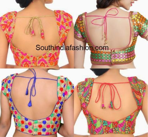 10 Must Have Blouse Designs in Your Wardrobe, saree blouse designs that every one should possess Blows Design, Blouse Backless, Latest Indian Fashion Trends, Black Blouse Designs, Indian Fashion Trends, Fancy Saree, 2015 Fashion Trends, India Style, Fashion Blouses