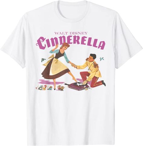 Cinderella Art, Cinderella Shoes, Disney Cinderella, Disney T, Logo T, Disney Tshirts, Shirt Store, Vneck Tshirt Women, Free Amazon Products