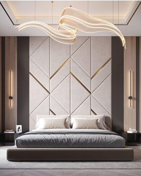 Simple Bed Wall Design, Bed Design Back Wall, Back Bed Wall Design, Head Boards Design Modern Luxury, Bed Background Design, Backrest Bed Design, Luxury Bed Designs Modern, Bedback Designs Modern, Bedback Designs