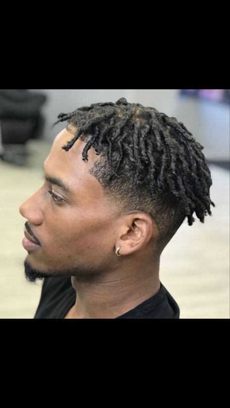 Comb Twist Men Short Hair, Mens Coils, Finger Coils Natural Hair 4c Men, Short Locs For Men, 2 Stand Twist Men, Short Loc Styles For Men With Fade, Starter Locs Men Short Hair, Fade With Twists, Men Twists Hairstyles Short