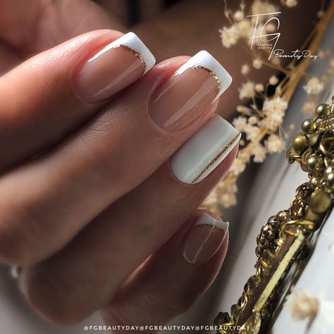 Bride Nails White, Gel Nails French, Makeup Nails Designs, Acrylic Toe Nails, Subtle Nails, Glamour Nails, Work Nails, Her Nails, Blush Nails