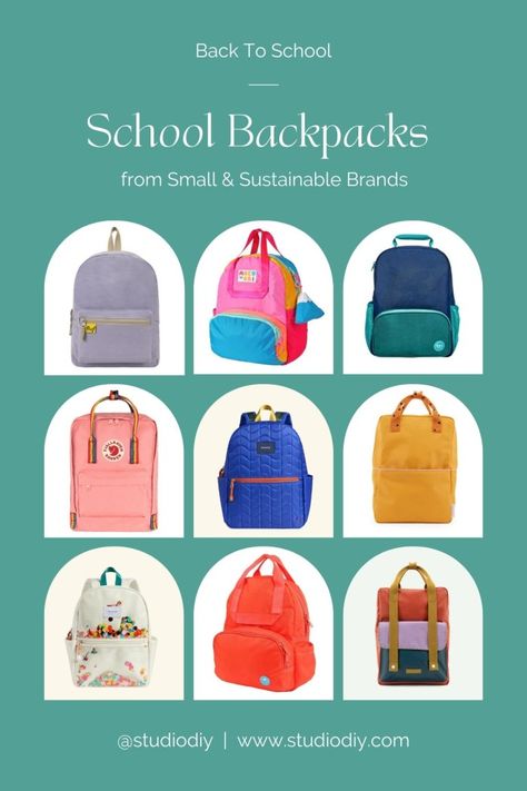 Best Kids Backpacks, Sustainable Backpack, Sustainable Brands, Diy Craft Ideas, Kids School Backpack, Backpacks For School, School Season, Backpack Brands, Llbean Backpack