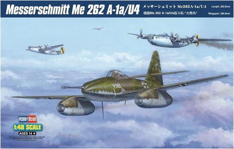 Amazon.com: Hobby Boss Messerschmitt Me 262 A-1a/U4 Airplane Model Building Kit : Arts, Crafts & Sewing M26 Pershing, Plastic Model Airplane Kits, Messerschmitt Me 262, Me 262, Aircraft Model Kits, F 22 Raptor, F22 Raptor, Uss Arizona, Model Building Kits