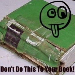 Book Bus, Broken Book, Book Care, Parts Of A Book, Book Repair, Repair Videos, Library Skills, Book Binding Diy, Easy Books