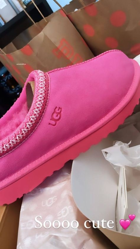 Uggs Shoes, Tasman Uggs, Yellow Slippers, Cute Uggs, Pretty Sneakers, Pink Uggs, Trendy Shoes Sneakers, Preppy Shoes, Pretty Shoes Sneakers