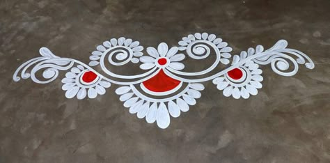 Chita Jhoti Design, Chuna Rangoli Design, Small Alpona Design Bengali, Lakshmi Puja Rangoli, Alpana Rangoli Design, Lakshmi Puja Alpona Painting, Jhoti Chita Design Border, Diwali Alpona, Rangoli Lakshmi