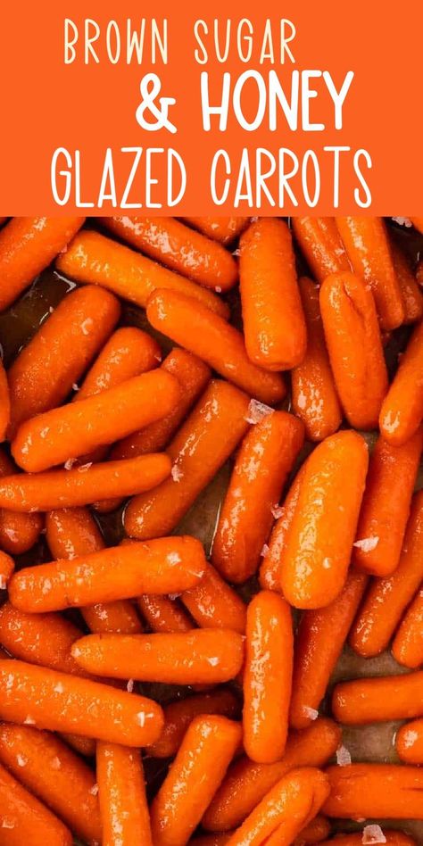 Butter Honey Carrots, Honeyed Carrots Recipe, Healthy Honey Roasted Carrots, Brown Butter Honey Glazed Carrots, Carrots And Honey Recipe, Homey Glazed Carrots Recipe, Glazed Canned Carrots Recipe, Oven Baked Honey Glazed Carrots, Honey Herb Carrots